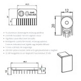 AJTÓKÜSZÖB AUTOMATA 730mm CCE.TREND ALU BEMARHATÓ MAESTRO ASTD730-A-1 AJTÓVASALAT