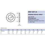 LAPOS ALÁTÉT STANDARD M24(D25) DIN 125A THG.  ALÁTÉTEK