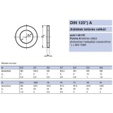 LAPOS ALÁTÉT STANDARD M30(D31) DIN 125A NAT. IMPORT ALÁTÉTEK