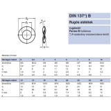 HULLÁMOS ALÁTÉT M22 (23) DIN 137B NAT. DUPLA S ALAKÚ IMPORT ALÁTÉTEK