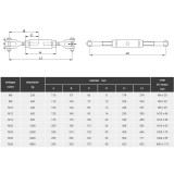 HUZALFESZÍTŐ SEKLI-VILLA M16 DIN 1478 HG. ZÁRT TB:800KG IMPORT EMELÉSTECHNIKA TARTOZÉKOK