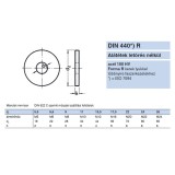 FAKÖTÉSŰ ALÁTÉT NAGY M05(D5,5) DIN 440 HG.  ALÁTÉTEK