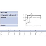 SZEGECS (TÖMÖR) SF D06*35 DIN 661 ALU RETRO MAGYAR SZEGECSEK