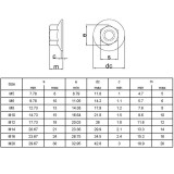 ALÁTÉTES ANYA M16 FOGAZOTT DIN 6923W HG.  ANYACSAVAR