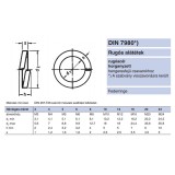 RUGÓS-VÉKONY ALÁTÉT M05 DIN 7980 HG. BK-HOZ  ALÁTÉTEK