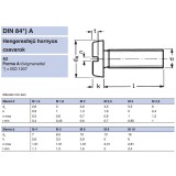 HFH CSAVAR M6*40 DIN 84 A2 INOX  METRIKUS CSAVAROK