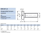 HFH CSAVAR M4*50 (HENGERESF.) DIN 84 HG.  METRIKUS CSAVAROK