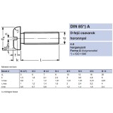 DFEH CSAVAR M05*10 DIN 85 HG. UTOLSÓ DARABOK IMPORT RETRO METRIKUS CSAVAROK