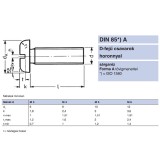 DFEH CSAVAR M05*20 DIN 85 SÁRGARÉZ RETRO  METRIKUS SÁRGARÉZ CSAVAROK