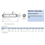 HERNYÓCSAVAR BK M6*20 DIN 915-45H NAT. CSAPOS IMPORT METRIKUS CSAVAROK