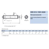 HERNYÓCSAVAR BK M4*10 DIN 915-45H NAT. CSAPOS  METRIKUS CSAVAROK