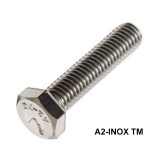 HLF CSAVAR M8*55 DIN 933 A2 INOX TM  METRIKUS CSAVAROK