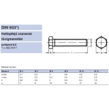 HLF CSAVAR M6*30 DIN 933 PA6.6 TM IMPORT METRIKUS CSAVAROK