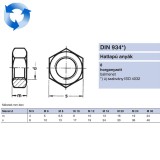 BALOS ANYA HATLAPÚ M5 DIN 934-8 HG. IMPORT ANYACSAVAR