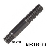 ÁSZOKCSAVAR M16*40 1.25d DIN 939-8.8 NAT. IMPORT METRIKUS CSAVAROK