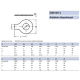 FÜLES ALÁTÉT M10(10.5)HOSSZÚF. DIN 93 NAT. IMPORT ALÁTÉTEK