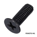 SFKH CSAVAR M3*8 (SÜLLY.FEJ) DIN 965 FEKETE HG. EGYEDI IMPORT METRIKUS CSAVAROK