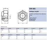 ÖNBIZT.ANYA MŰAG.BET. M24*2.00 DIN 985-8 HG. IMPORT ANYACSAVAR