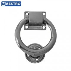 KOPOGTATÓ MATT KRÓM RING 100MM*115MM SZATÉN MAESTRO 4180 CR.SAT AJTÓVASALAT