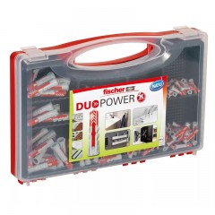 FISCHER 535973 DÜBEL KÉSZLET DUO-POWER 280DB/ RED-BOX  ÁLTALÁNOS RÖGZÍTÉS