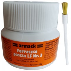 FORRASZTÓ KRÉM ECSETTEL 100G LÁGYFORRASZTÓ PASZTA LF NR.3 ARMACK 