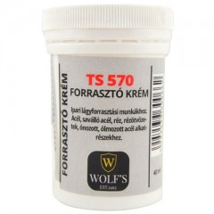 FORRASZTÓ KRÉM 40ml IPARI LÁGYFORR.MUNKÁKHOZ WOLFS TS570 PÁNTOK