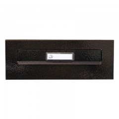 LEVÉLBEDOBÓ BRONZ(BARNA) 120mm*320mm CÍMKÉS NY:240*40mm MAGYAR POSTALÁDA, LEVÉLBEDOBÓ