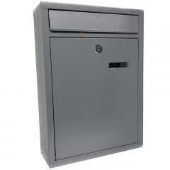 POSTALÁDA KÜLTÉRI 38*10,5*27cm SZÜRKE IMPORT MA004 POSTALÁDA, LEVÉLBEDOBÓ
