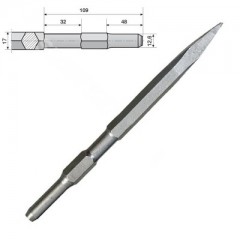 HATLAPÚ SW:17mm HEGYES VÉSŐ 450mm HIKOKI 751501 BETON,KŐZET ÉS CSEMPEVÉSŐK