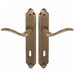 TOLOSA KILINCSGARNITÚRA 55mm KULCSOS SÚROLT BRONZ MAESTRO 113161606114 AJTÓKILINCS GARNITÚRA BELTÉRI