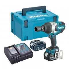 MAKITA DTW1001RTJ AKKUS ÜTVECSAVAROZÓ 18V 2DB 5Ah AKKUVAL 1050Nm+KOFFER  ÜTVECSAVAROZÓ