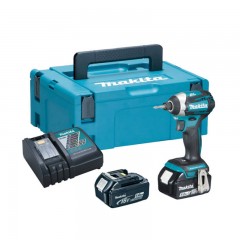 MAKITA DTD154RTJ AKKUS ÜTVECSAVAROZÓ 18V 2DB 5Ah AKKUVAL+KOFFER 175Nm  PÁNTOK