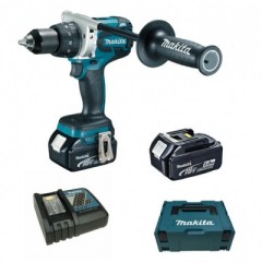 MAKITA DDF481RTJ AKKUS FÚRÓ-CSAVAROZÓ 18V 2DB 5Ah AKKUVAL 115/60Nm  PÁNTOK