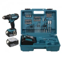 MAKITA DDF482RFX1 AKKUS FÚRÓ-CSAVAROZÓ 18V 2DB 3Ah AKKUVAL 62/36Nm+BIT  