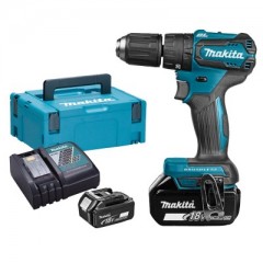 MAKITA DHP483RTJ AKKUS ÜTVEFÚRÓ-CSAVAROZÓ 18V 2DB 5Ah Li-ion AKKUVAL 40/23Nm  ÜTVEFÚRÓ-CSAVAROZÓ