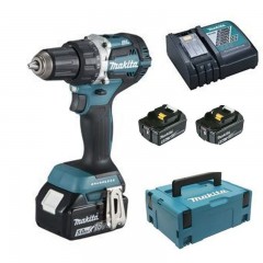 MAKITA DDF484RTJ AKKUS FÚRÓ-CSAVAROZÓ 18V 2DB 5Ah AKKUVAL 60/30Nm  FÚRÓ-CSAVAROZÓ