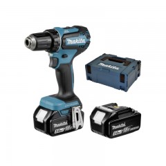 MAKITA DDF485RTJ AKKUS FÚRÓ-CSAVAROZÓ 18V 2DB 5Ah AKKUVAL 50/27Nm  PÁNTOK