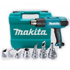 MAKITA HG6531CK HŐLÉGFÚVÓ 2000W 50-650 °C - 5 SEBESSÉGES  PÁNTOK