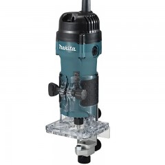 MAKITA 3711 ÉLMARÓ 530W BEFOGÁS 06mm ÁTLÁTSZÓ VEZ.TALP  ÉLMARÓ