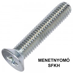 MENETNYOMÓ CSAVAR SFKH M04*06 DIN 7500M HG.  MENETNYOMÓ CSAVAR