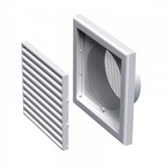 SZELLŐZŐRÁCS MŰANYAG FALI 154*154mm VENTS MV 100V -  PÁNTOK