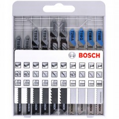 BOSCH 2607010630 DEKOPÍR FŰRÉSZLAP KÉSZLET 10DB-OS  PÁNTOK