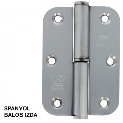 AMIG 423/4320 - MHA 477 AJTÓPÁNT KEREKÍTETT 90*65mm INOX BAL (MAGYAR JOBB)  