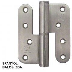 AMIG 425/4726 - MHA 478 AJTÓPÁNT KEREKÍTETT 100*88*3mm INOX BAL (MAGYAR JOBB)  AJTÓVASALAT