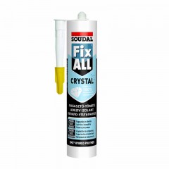 RAGASZTÓ-TÖMÍTŐ FIX-ALL 290ML CRYSTAL SZÍNTELEN SOUDAL 119382 