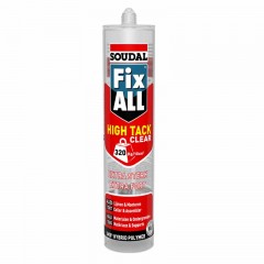 RAGASZTÓ FIX-ALL 290ML HIGH TACK CLEAR SOUDAL 131747 RAGASZTÁSTECHNIKA