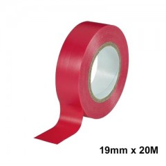 SZIGETELŐSZALAG 19mm/20FM PIROS PVC ATC Z30020 