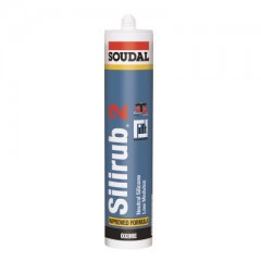 TÖMÍTŐ NEUTRÁLIS ALU-SZÜRKE 300ML SILIRUB 2 PROFI SOUDAL 101270 TÖMÍTÉSTECHNIKA