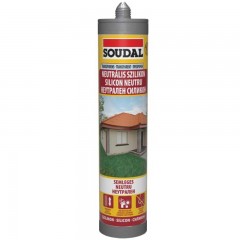 TÖMÍTŐ NEUTRÁLIS SZÍNTELEN 280ML ECETSAV NÉLKÜL OXIMOS SOUDAL 103245 TÖMÍTÉSTECHNIKA