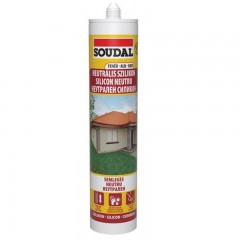 TÖMÍTŐ NEUTRÁLIS FEHÉR 280ML ECETSAV NÉLKÜL OXIMOS SOUDAL 103246 